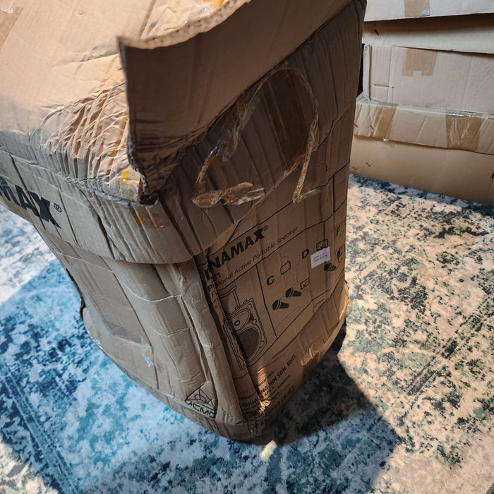 B STOCK (BS-279) Dynamax PRO121D 12" Active Speaker with USB, Bluetooth and 2 x Handheld Microphone