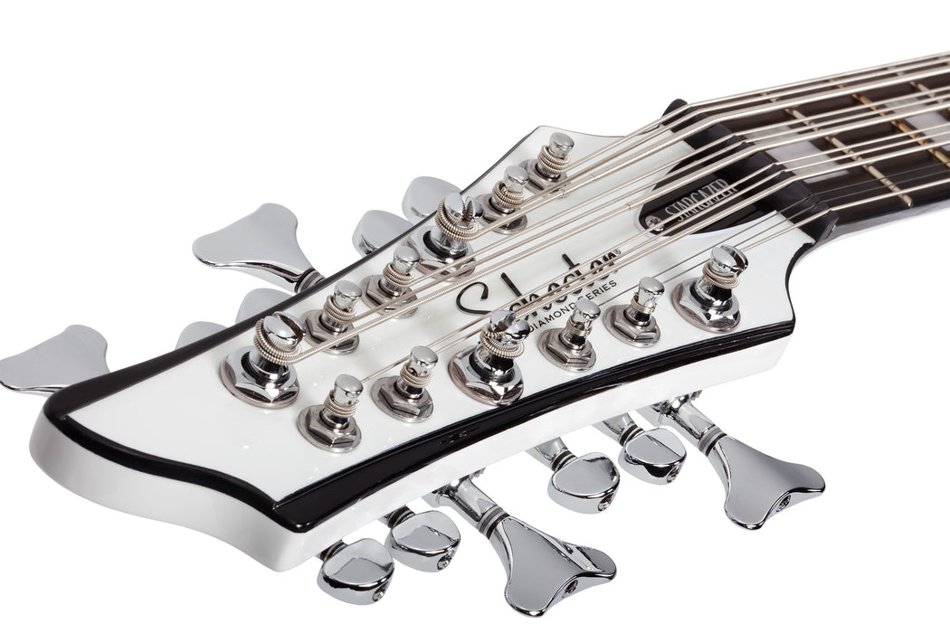 Schecter Stargazer-12 Left-Handed Electric Bass Guitar - Gloss White
