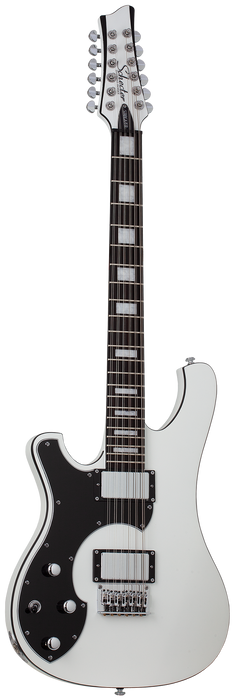 Schecter Stargazer-12 Left-Handed Electric Guitar - Gloss White