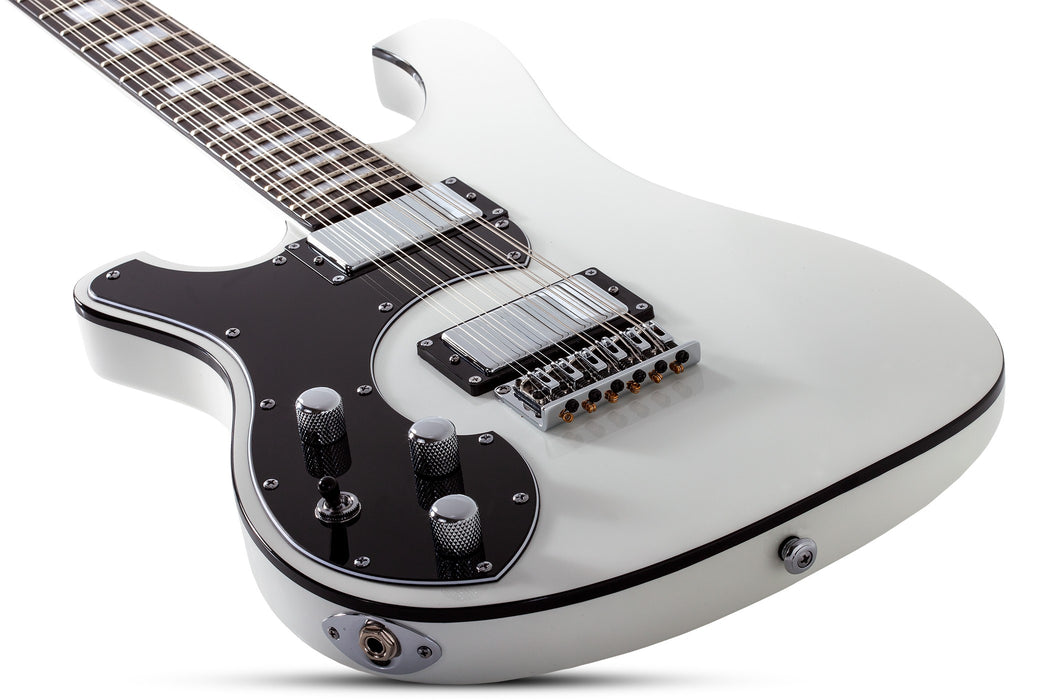Schecter Stargazer-12 Left-Handed Electric Guitar - Gloss White