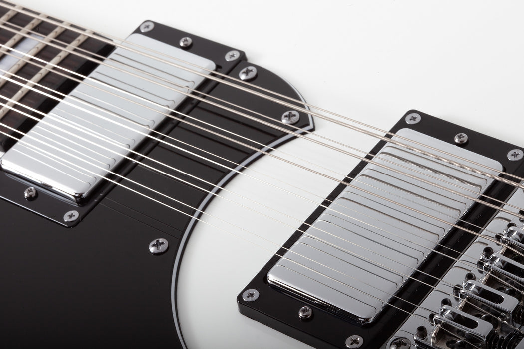 Schecter Stargazer-12 Left-Handed Electric Guitar - Gloss White