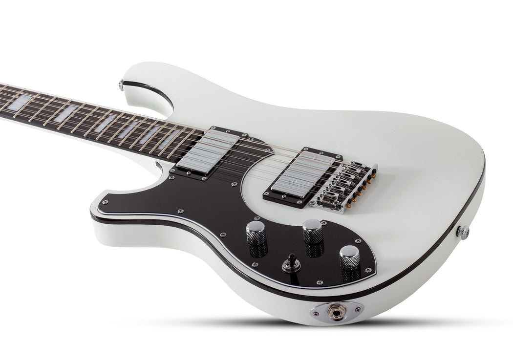 Schecter Stargazer-12 Left-Handed Electric Guitar - Gloss White