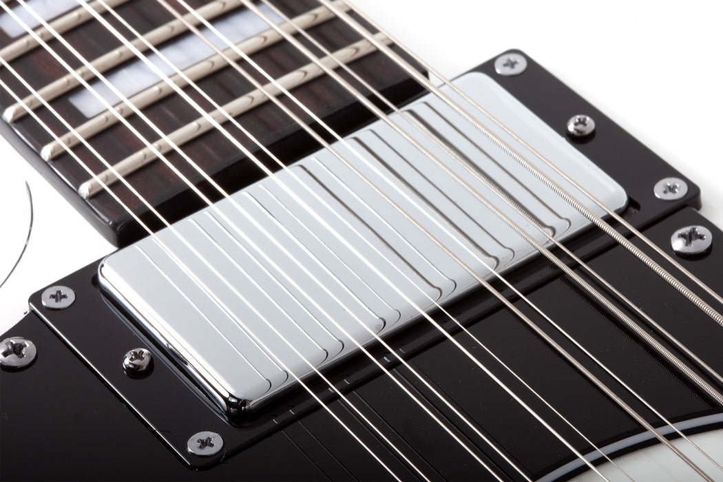 Schecter Stargazer-12 Left-Handed Electric Guitar - Gloss White