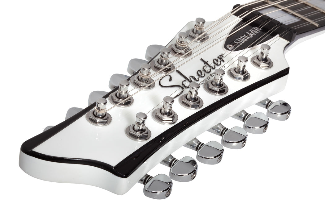 Schecter Stargazer-12 Left-Handed Electric Guitar - Gloss White