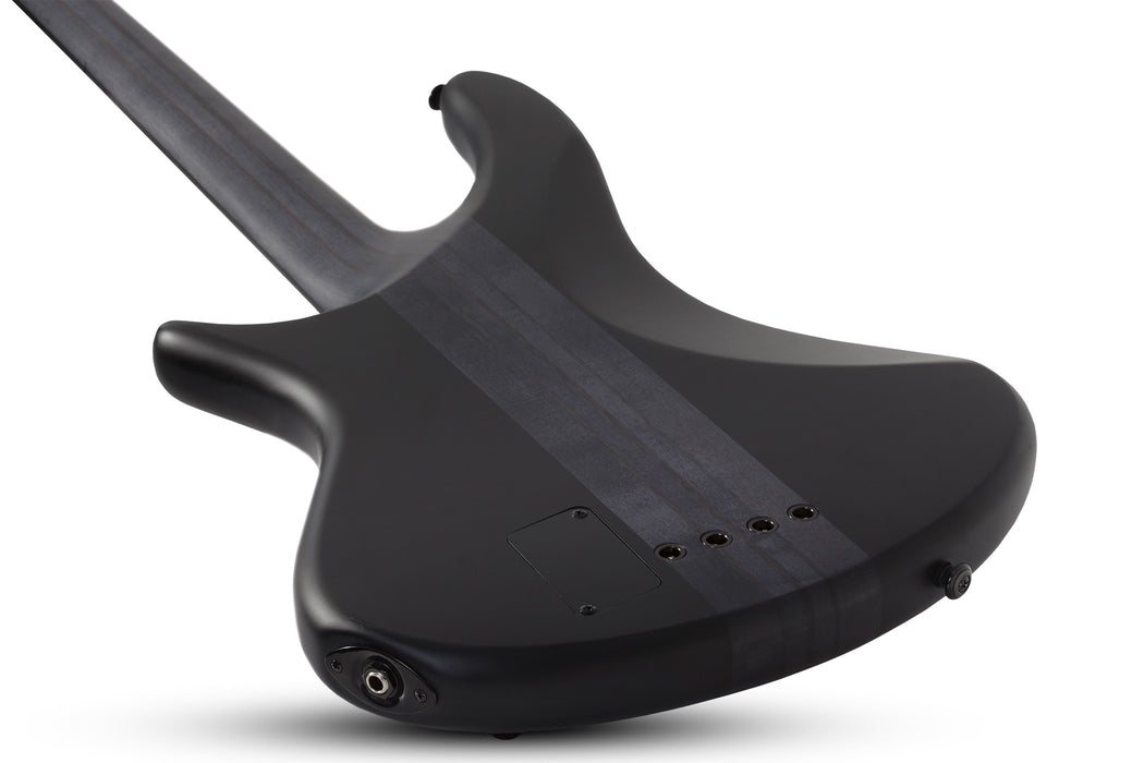 Schecter Stiletto-4 Stealth Pro Electric Bass Guitar - Satin Black