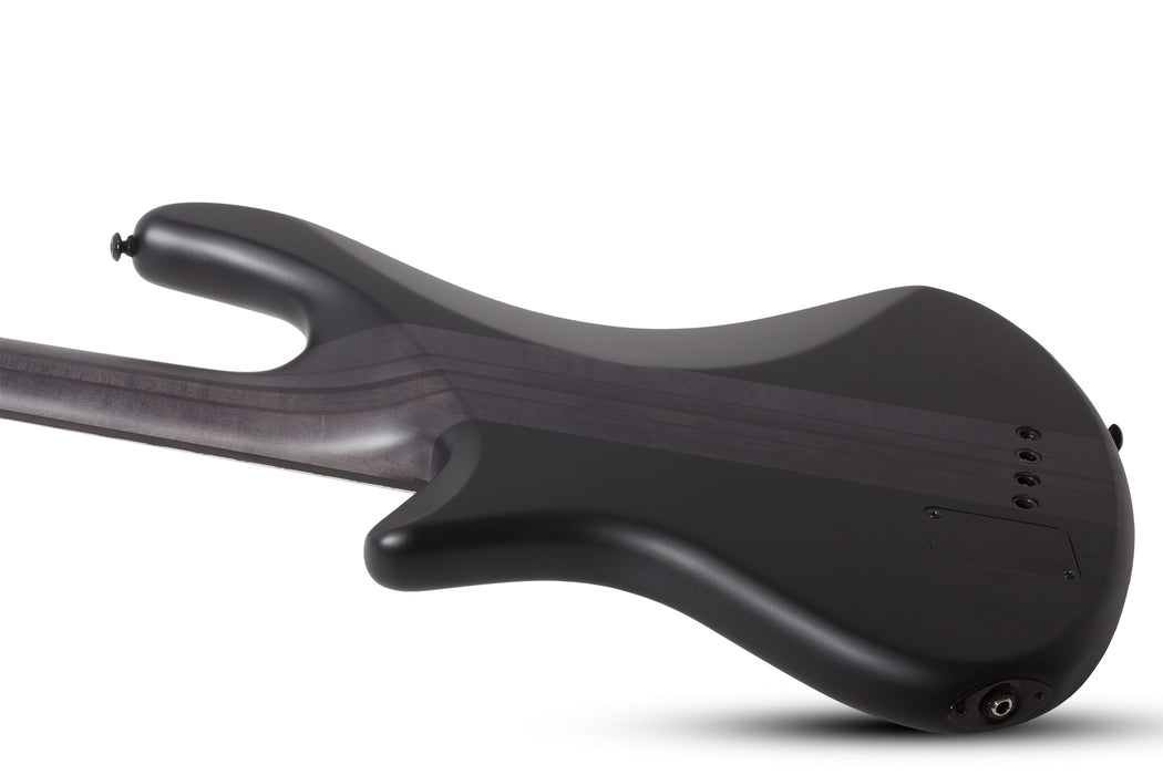 Schecter Stiletto-4 Stealth Pro Ex Electric Bass Guitar - Satin Black
