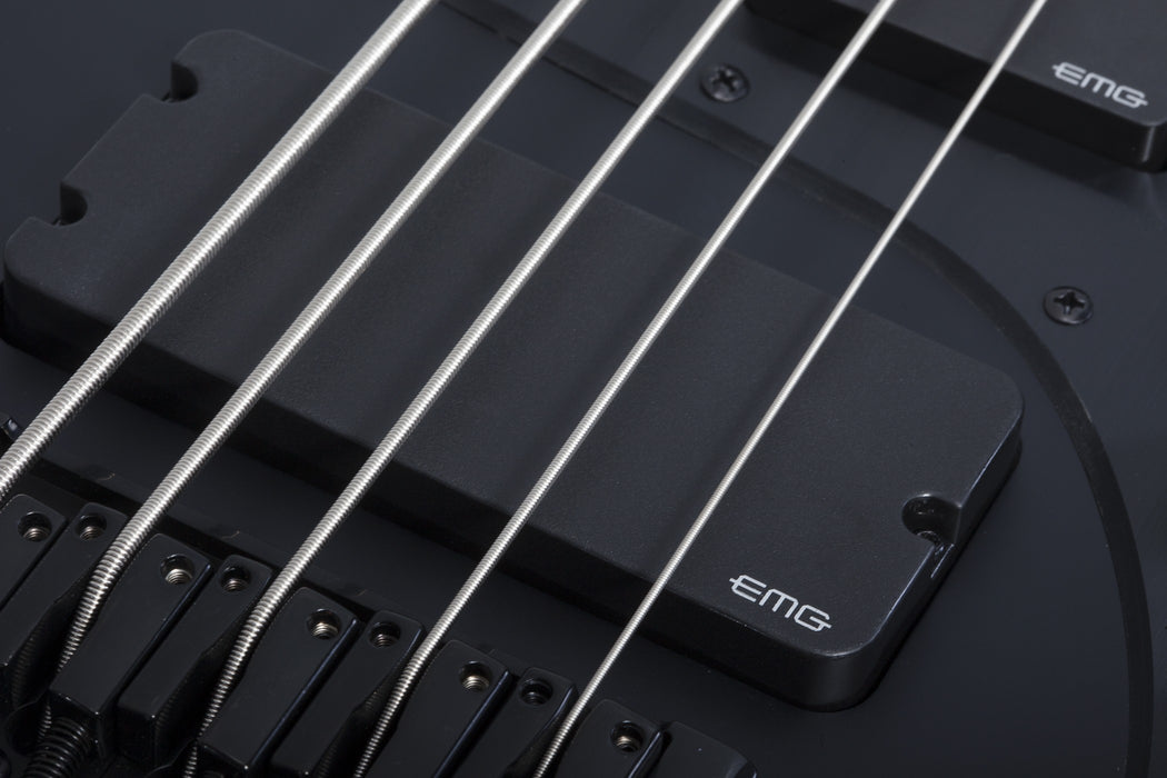 Schecter Stiletto-5 Stealth Pro Electric Bass Guitar - Satin Black
