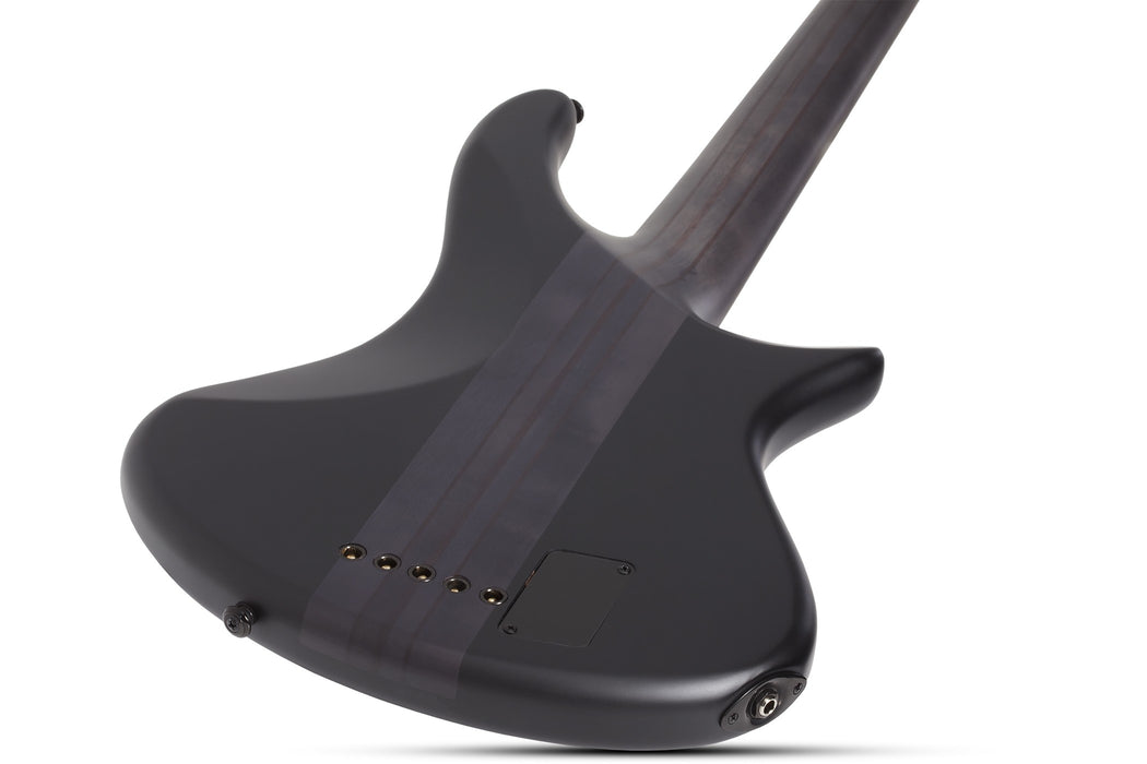 Schecter Stiletto-5 Stealth Pro Left-Handed Electric Bass Guitar - Satin Black