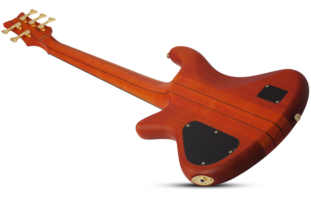 Schecter Stiletto Studio-5 FF Electric Bass Guitar - Honey Satin