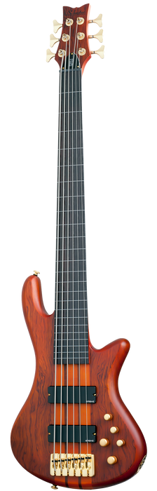 Schecter Stiletto Studio-6 FL Electric Bass Guitar - Honey Satin