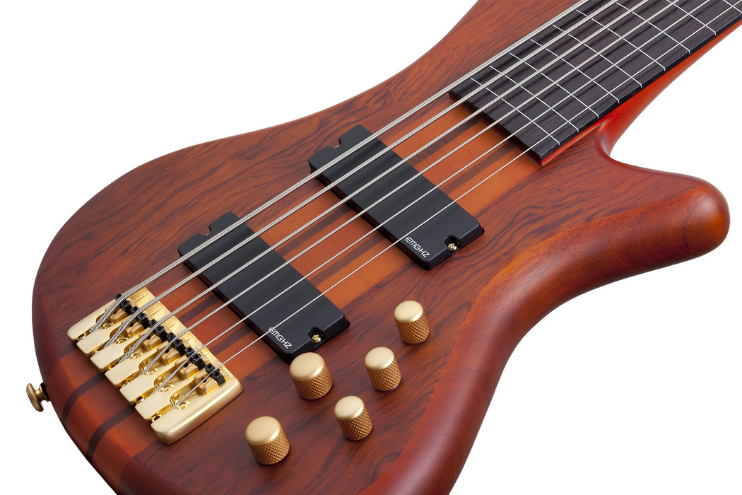 Schecter Stiletto Studio-6 FL Electric Bass Guitar - Honey Satin