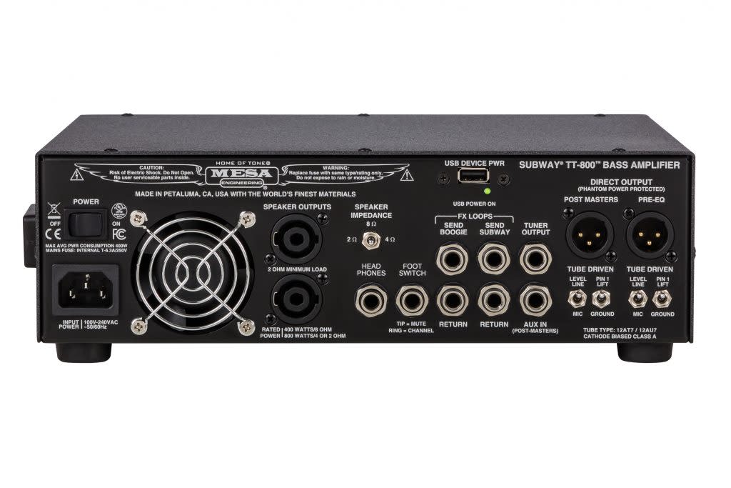 Mesa Boogie Subway TT-800 Lightweight 800-watt Bass Head