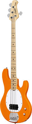 Sterling By Music Man Intro Series Stingray RAY2 Bass Guitar - Sunrise Orange