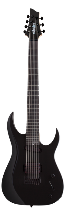 Schecter Sunset-7 Triad 7-string Baritone Electric Guitar - Gloss Black - Music Bliss Malaysia