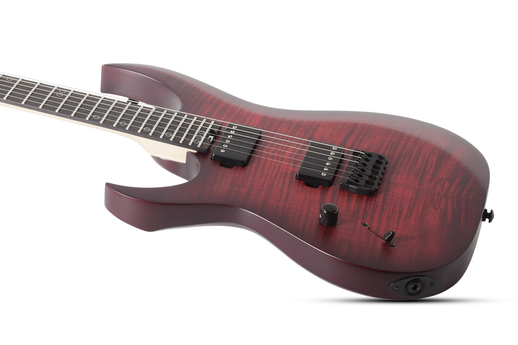 Schecter Sunset-6 Extreme Left-Handed Electric Guitar - Scarlet Burst