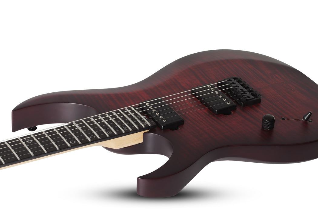 Schecter Sunset-6 Extreme Left-Handed Electric Guitar - Scarlet Burst