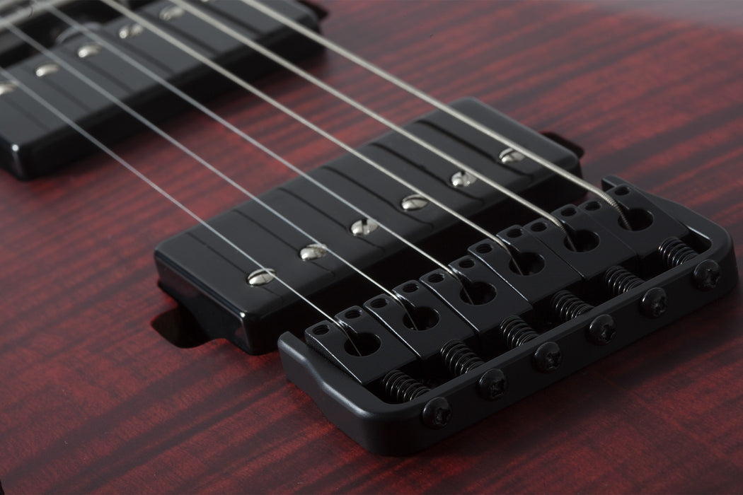 Schecter Sunset-6 Extreme Left-Handed Electric Guitar - Scarlet Burst