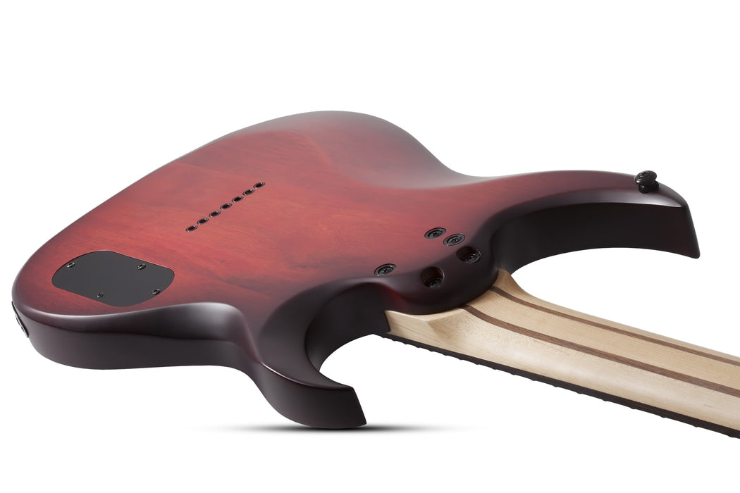 Schecter Sunset-7 Extreme Left-Handed Electric Guitar - Scarlet Burst