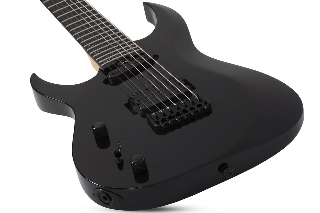 Schecter Sunset-7 Triad Left-Handed Electric Guitar - Gloss Black