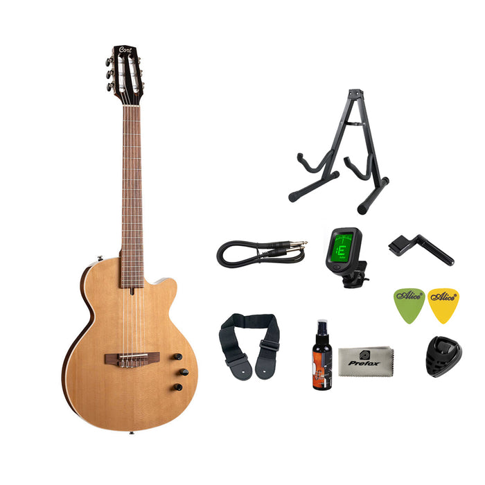 Cort Sunset Nylectric Electric Guitar with Bag - Natural