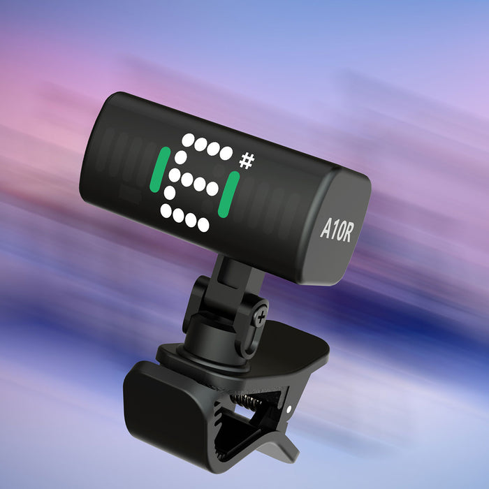 Swiff Audio A10R Rotatable Clip-on LED Mini Bass Guitar Tuner for Chromatic Violin Ukulele with Type-c fast charging
