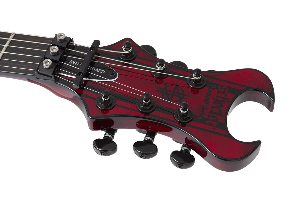 Schecter Synyster Standard Plus Electric Guitar - Trans Deep Red