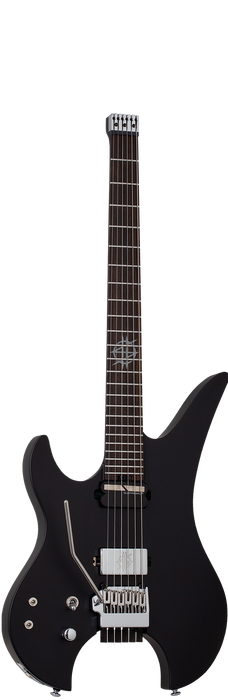 Schecter Synyster Gates Custom- 6 TR-S Headless Left-Handed Electric Guitar - Satin Black