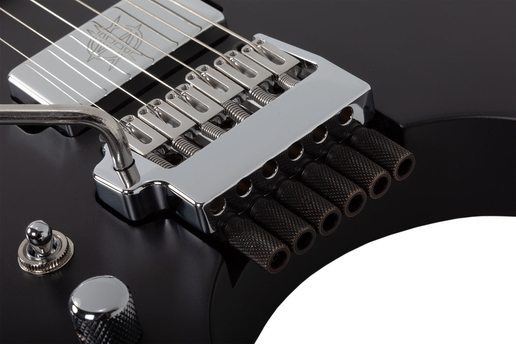 Schecter Synyster Gates Custom- 6 TR-S Headless Left-Handed Electric Guitar - Satin Black