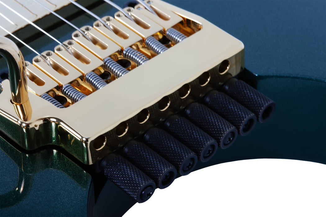 Schecter Synyster Gates Custom-7 TR Headless Left-Handed Electric Guitar - Oak Green Metallic