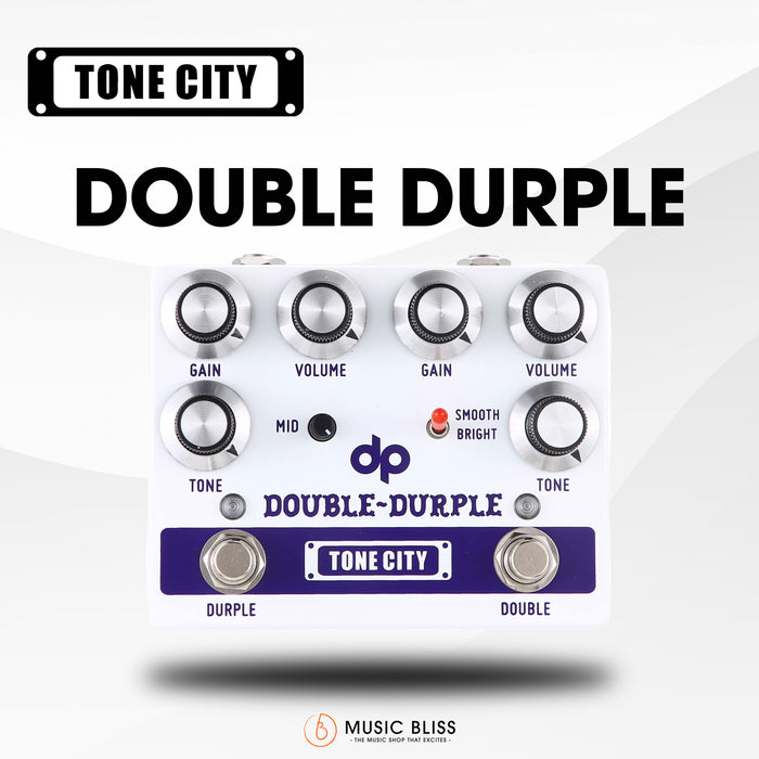 Tone City Double Durple Dual Ovedrive Guitar Pedal