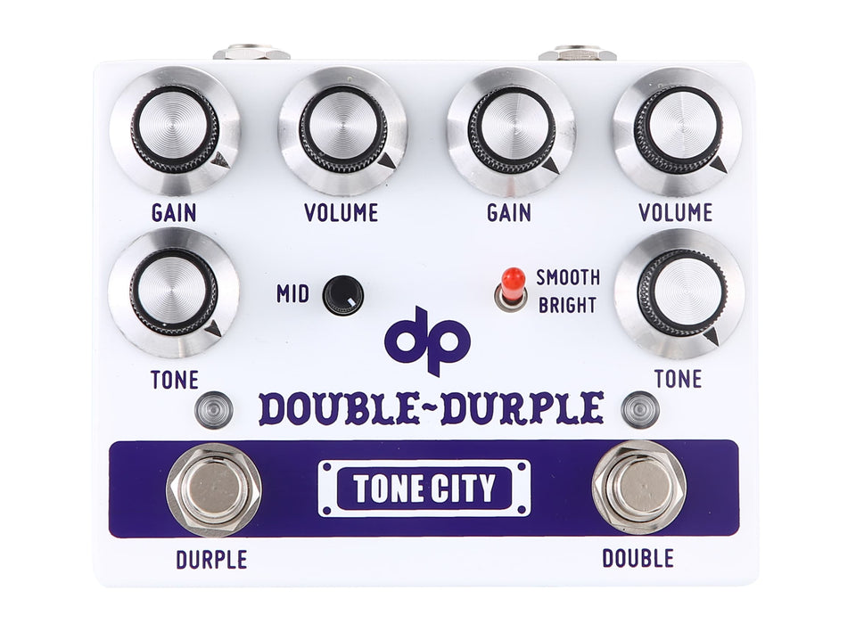 Tone City Double Durple Dual Ovedrive Guitar Pedal