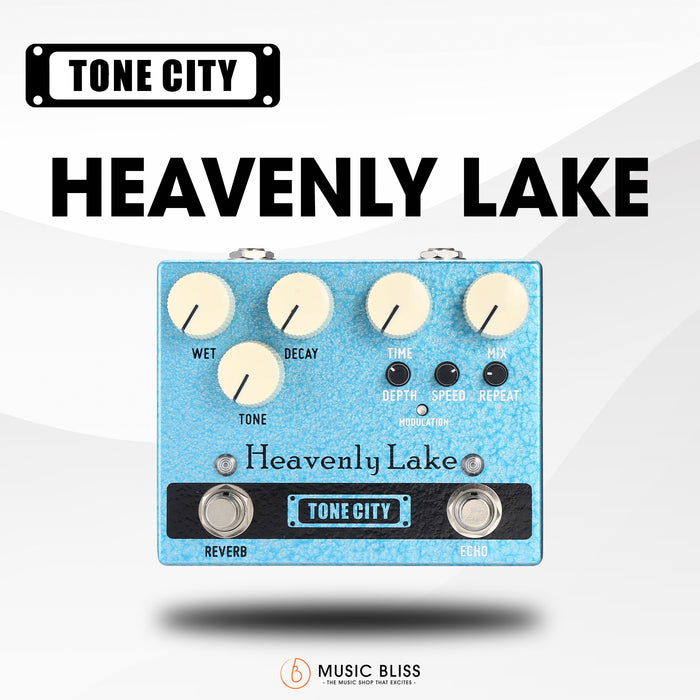 Tone City Heavenly Lake Delay & Reverb Guitar Pedal