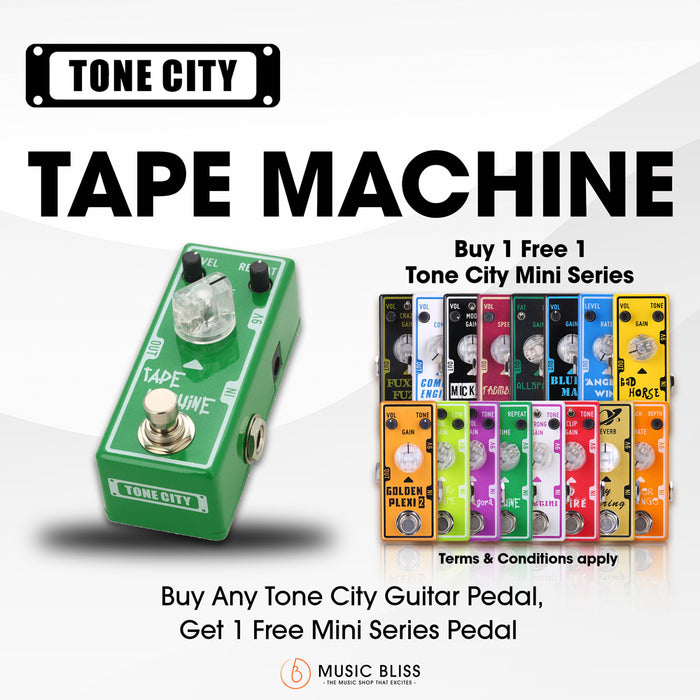 Tone City Tape Machine Delay Guitar Pedal