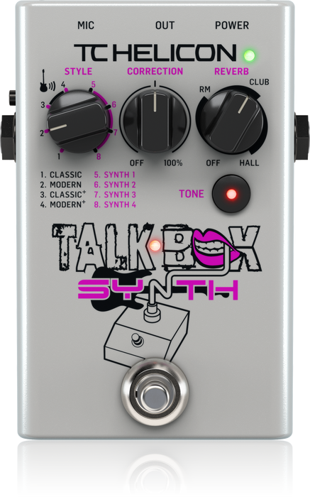 TC-Helicon Talkbox Synth Vocal Effects Pedal