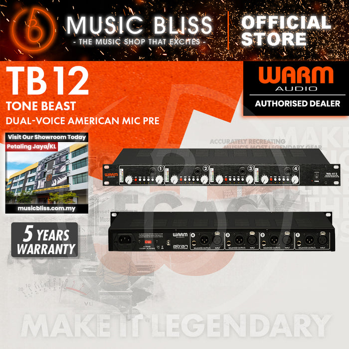 Warm Audio TB12 Tone Beast Microphone Preamp - Black