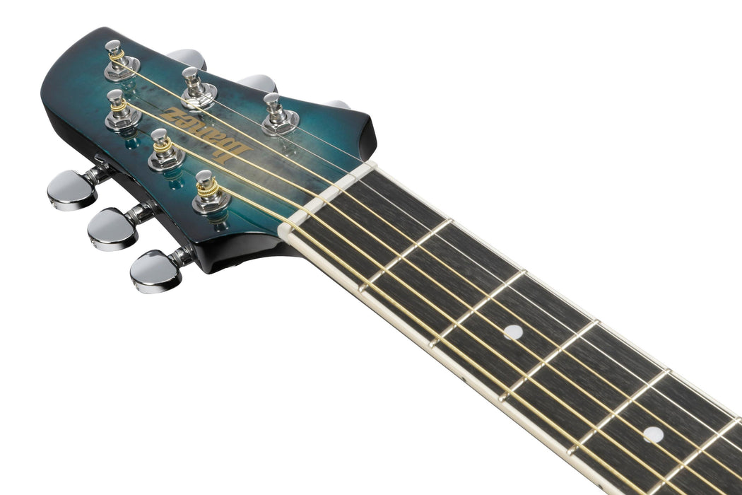 Ibanez Talman TCY10PA Electro Acoustic Guitar - Cosmic Blue Starburst High Gloss