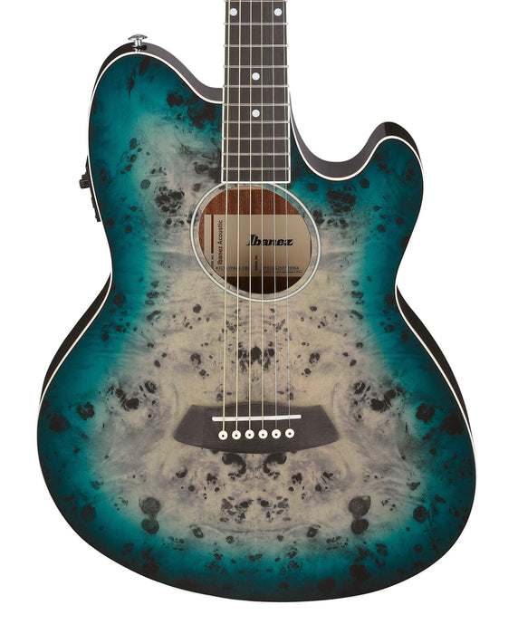 Ibanez Talman TCY10PA Electro Acoustic Guitar - Cosmic Blue Starburst High Gloss