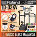 Roland TD-02KV V-Drums Electronic Drum Set with RH-5 Headphone, Drum Throne and Drumsticks - Music Bliss Malaysia
