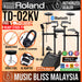 Roland TD-02KV V-Drums Electronic Drum Set with RH-5 Headphone, Drum Throne and Drumsticks - Music Bliss Malaysia