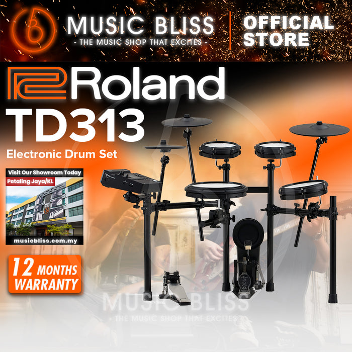 Roland V-Drums TD313 Electronic Drum Set - DRUM KIT (ONLY)