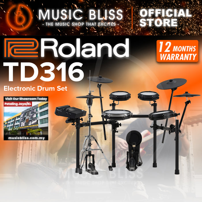 Roland V-Drums TD316 Electronic Drum Set - DRUM KIT (ONLY)