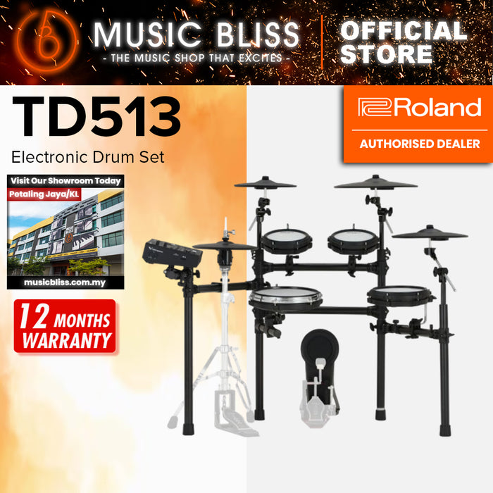 Roland V-Drums TD513 Electronic Drum Set - DRUM KIT (ONLY)