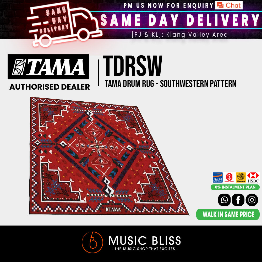 Tama Drum Rug - Southwestern Pattern | Music Bliss Malaysia