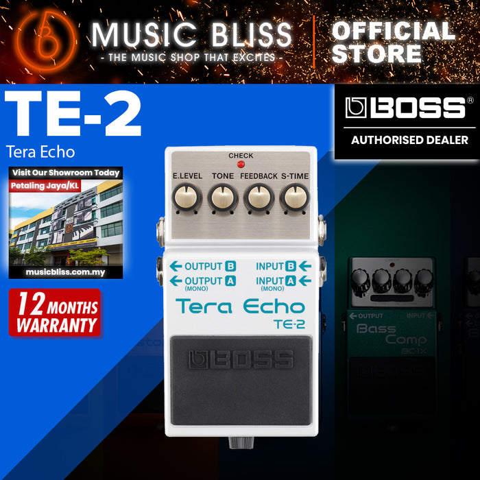 Boss TE-2 Tera Echo Guitar Effects Pedal