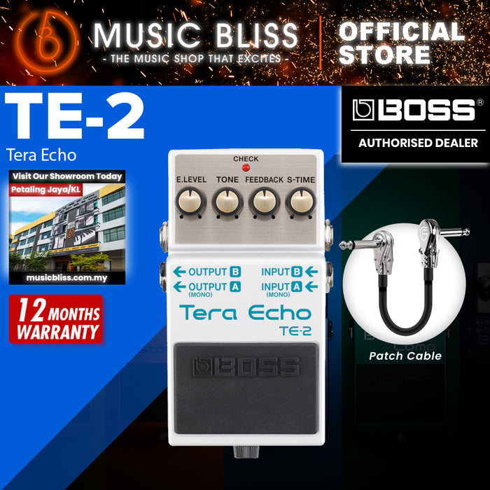 Boss TE-2 Tera Echo Guitar Effects Pedal