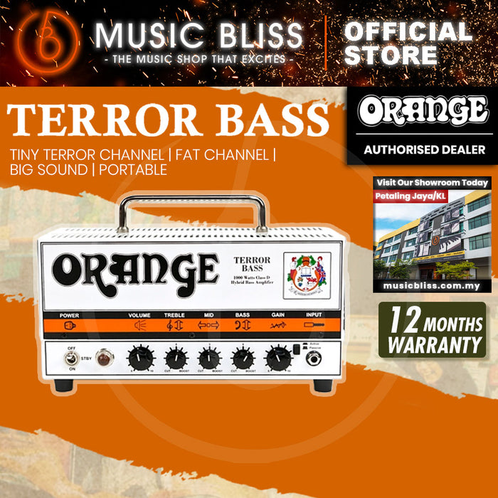 Orange Terror Bass 500-watt Bass Head