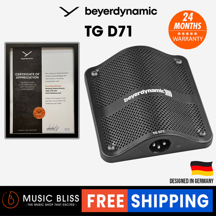 Beyerdynamic TG D71 semi-cardioid Boundary microphone