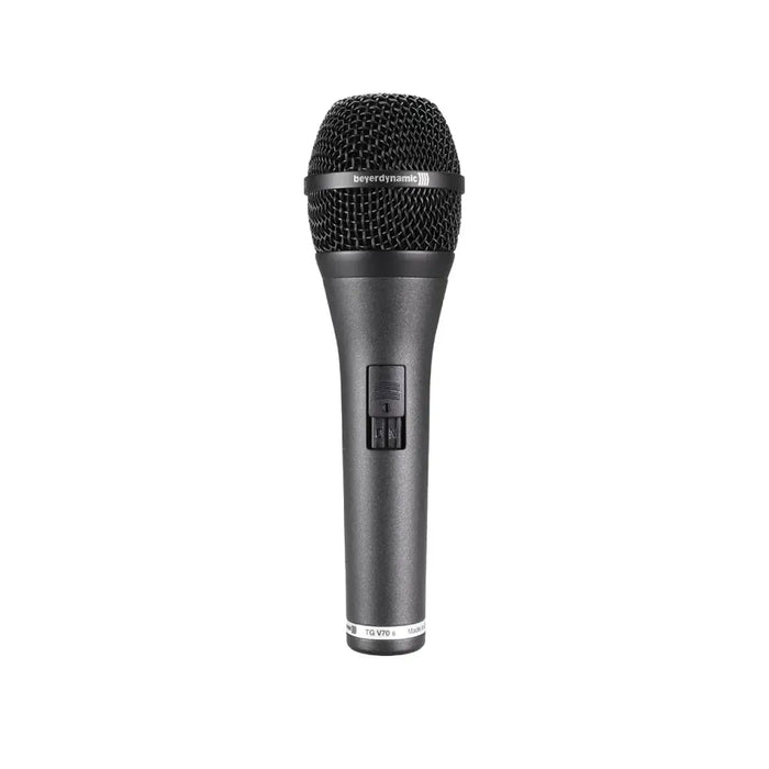 Beyerdynamic TG V70 s Hypercardioid Dynamic Vocal Microphone with On/Off Switch, Microphone Clamp & Storage Bag Included