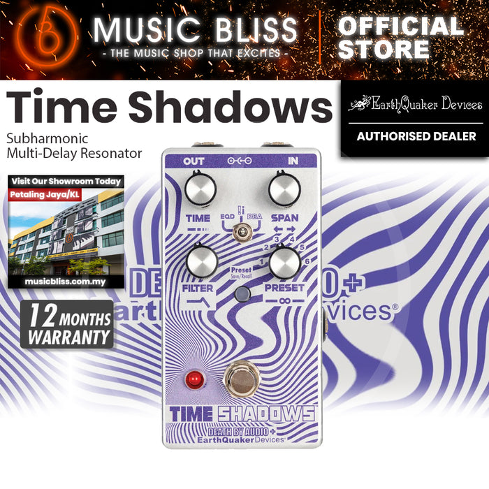 EarthQuaker Devices Time Shadows II Subharmonic Multi-delay Resonator Pedal