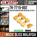 ALLPARTS TK-7715-002 Gold Keystone Buttons for Gotoh, Set of 6 - Music Bliss Malaysia